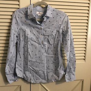 EUC Nautical theme collared shirt